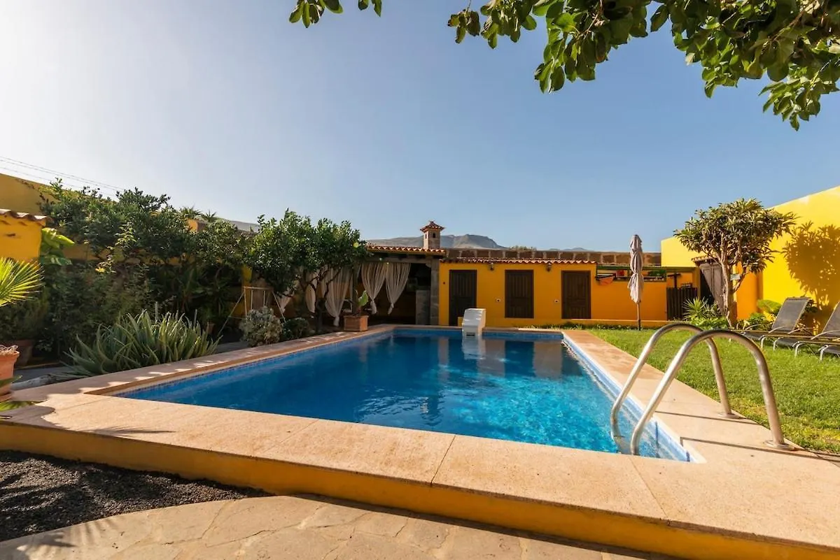 Villa Galdar Cuchufleta Piscina Bbq Parking Privado